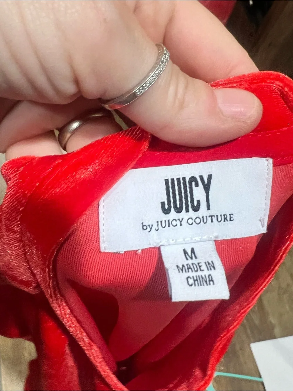 Juicy Couture Red Ruched Long-Sleeve Mini Dress